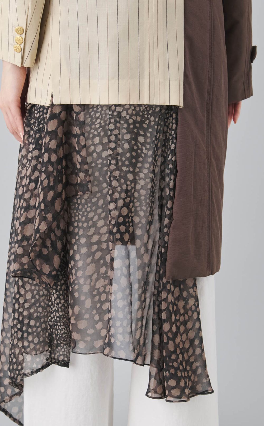 【roop】アシンメトリーコート