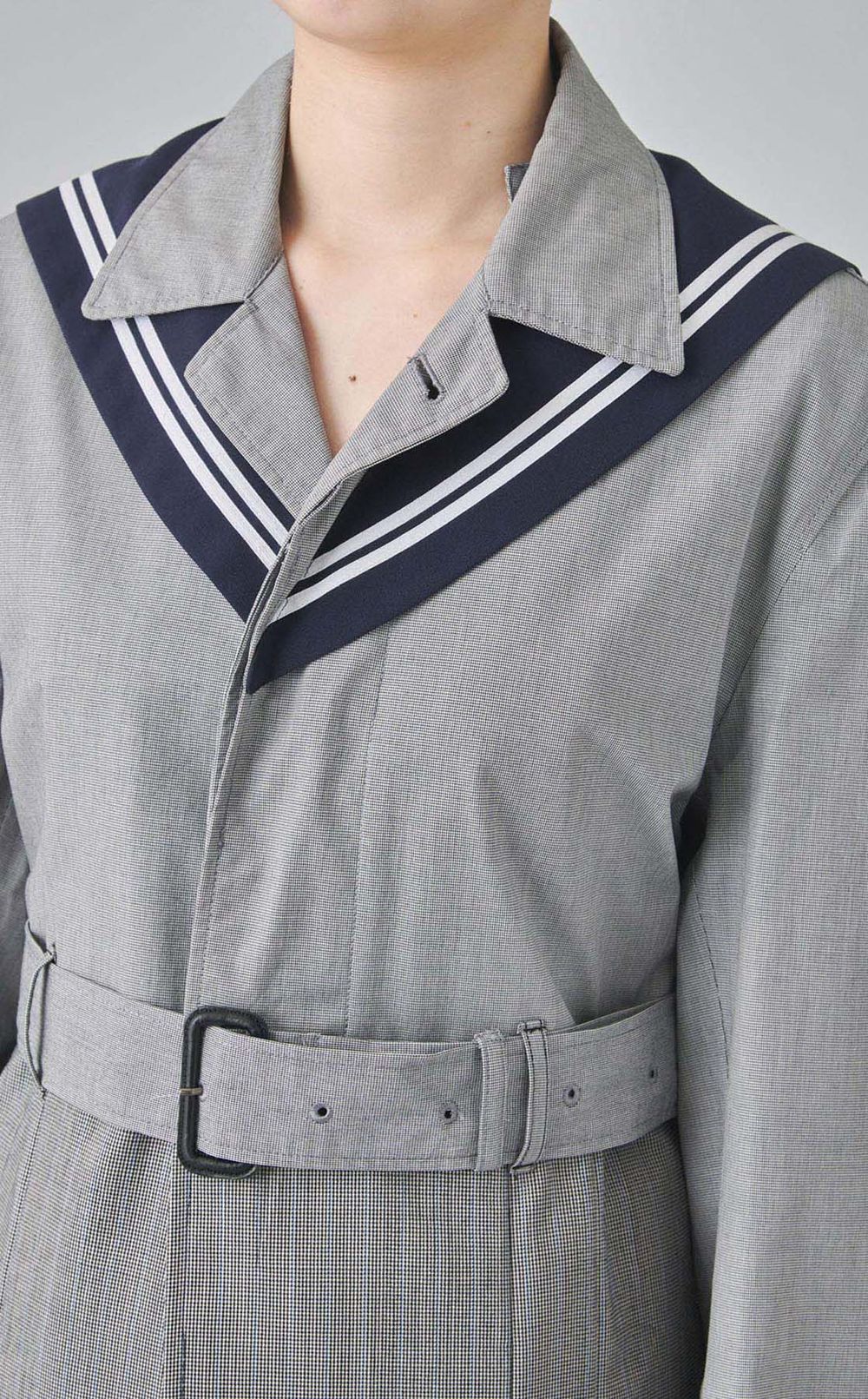 【roop】セーラーカラーコート