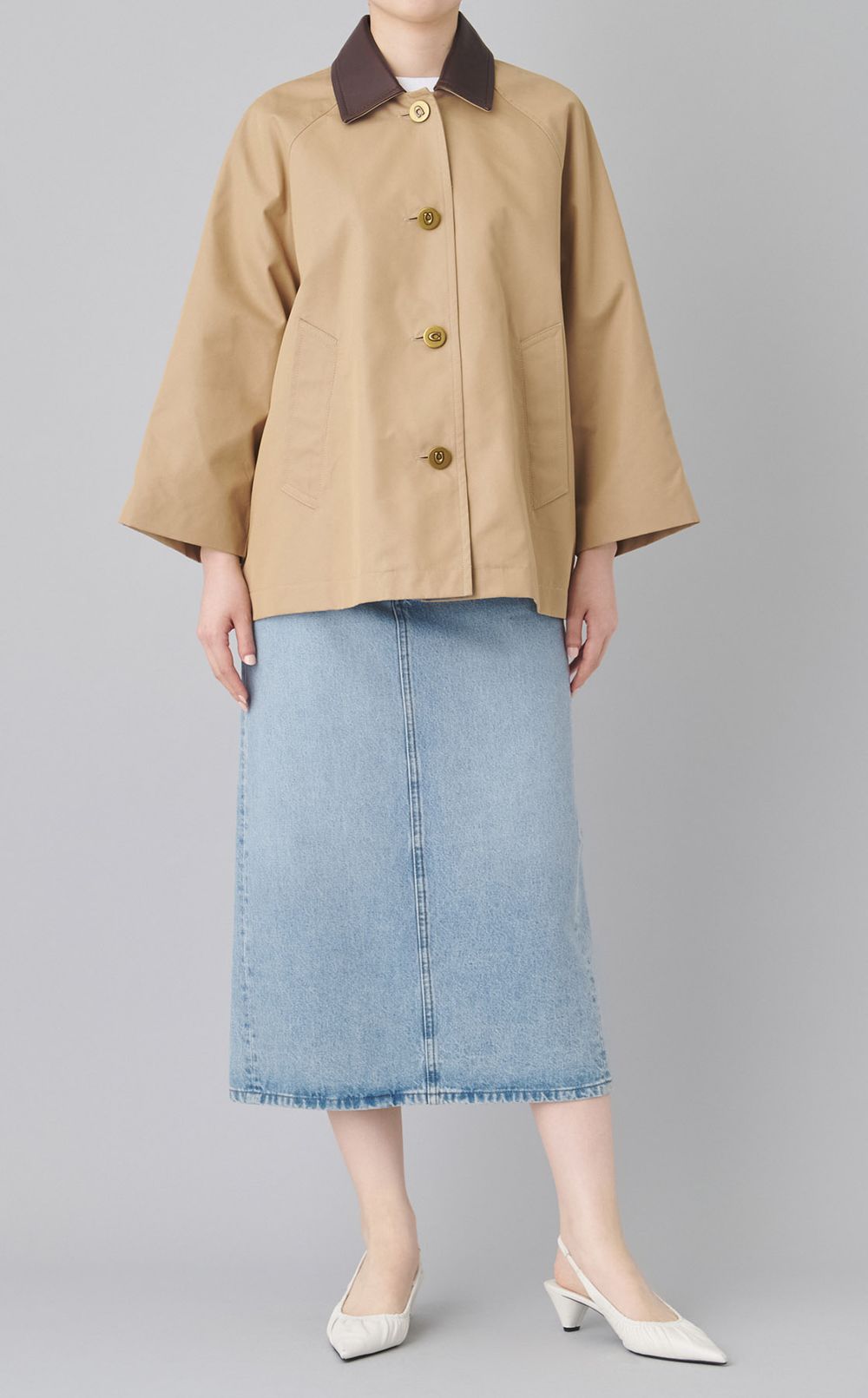 コットンスウィングコート