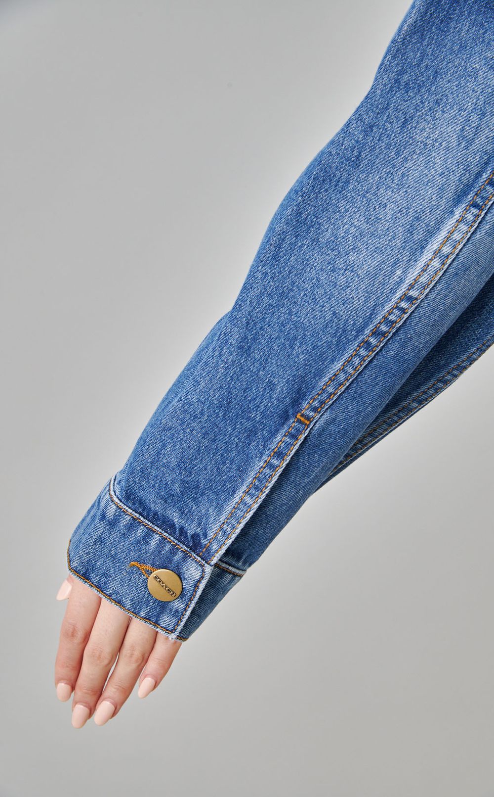 トラッカーウォッシュドデニムブルゾン