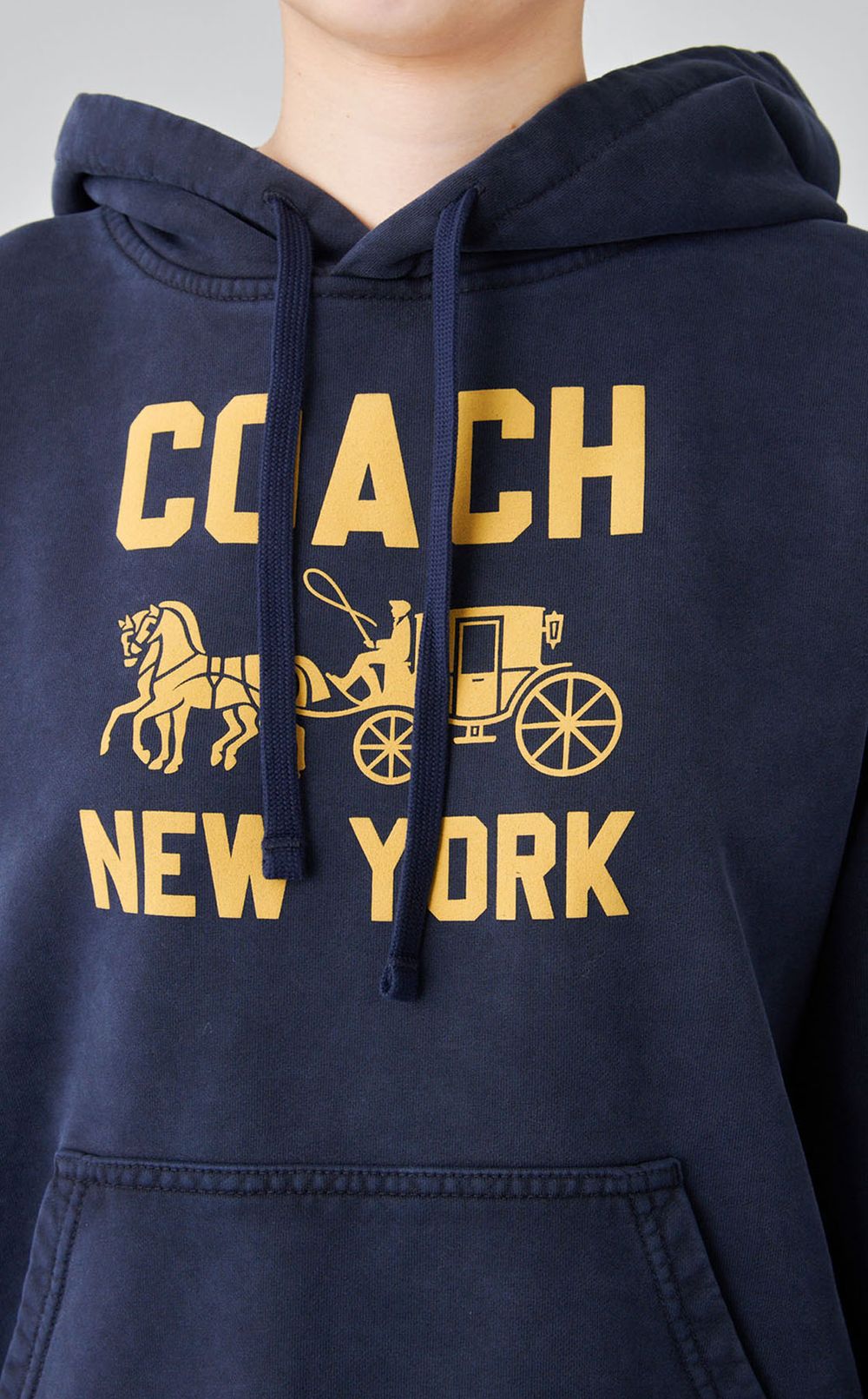 ロゴプリントスウェットフーディ