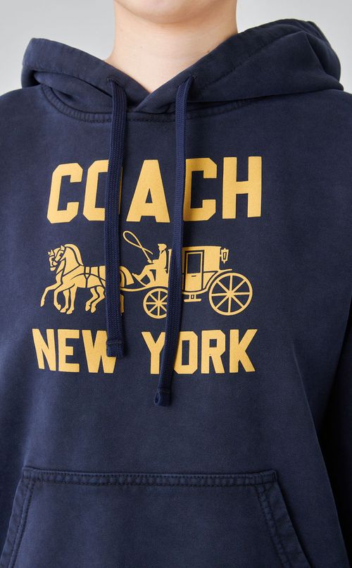 ロゴプリントスウェットフーディ