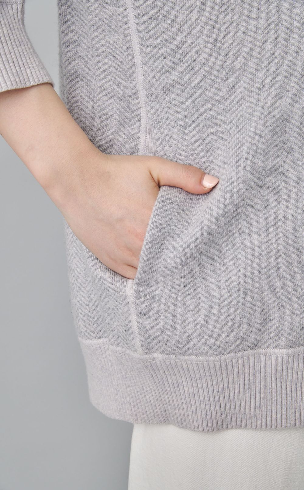 【roop】4スリーブニットパーカー