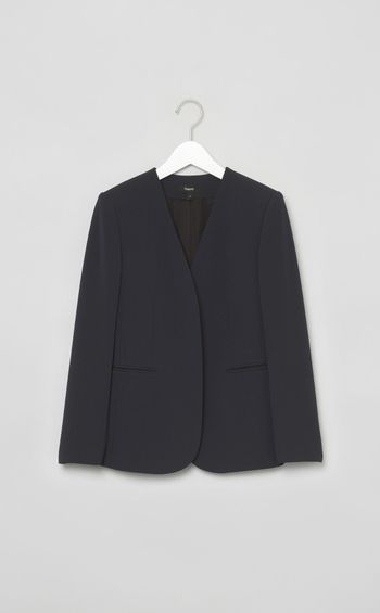 アドミラルクレープノーカラージャケット