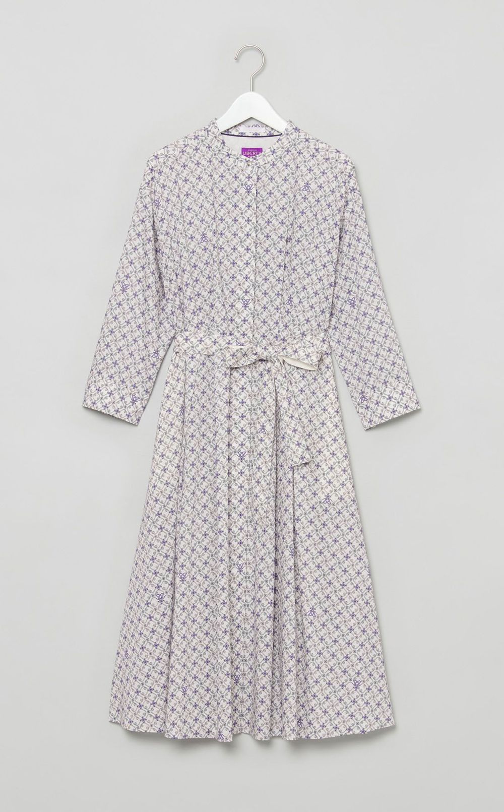 リバティシャツワンピース