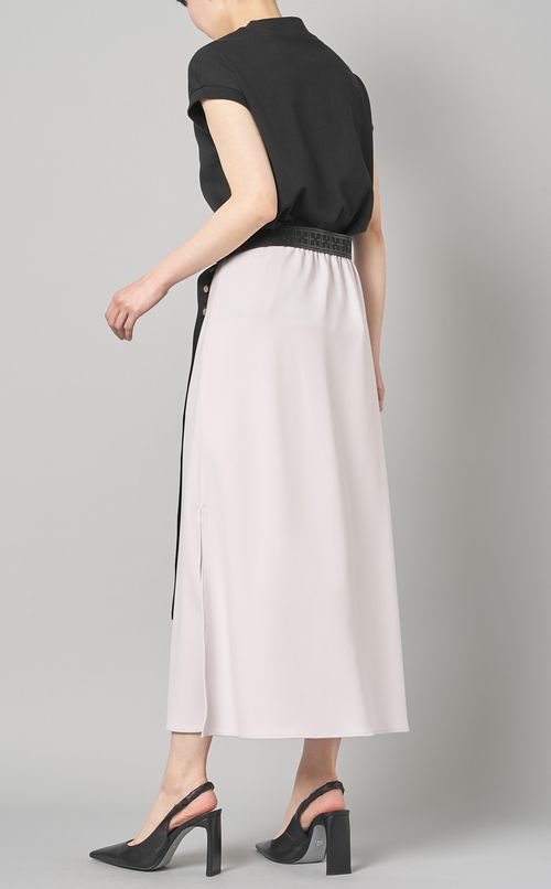 ベルト付ジャージースカート