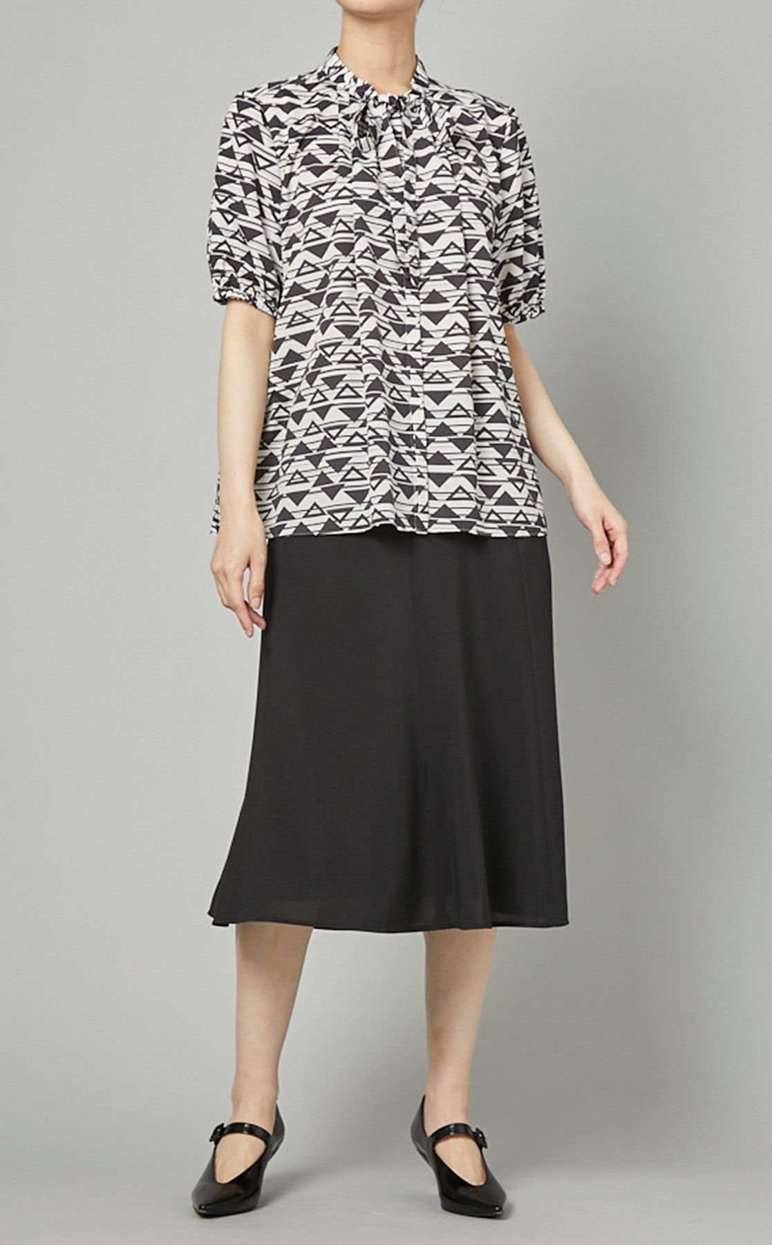 ADEAM　アディアム　トライアングルパネル　スカート　4サイズ　フォクシー　 パネルスカート スカート レディース ボトムス ロング 送料無料・再販