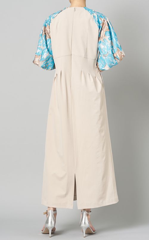 ジャガードスリーブワンピース