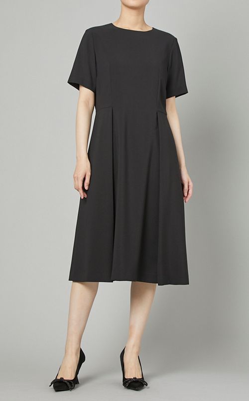 ウエストタックAラインワンピース