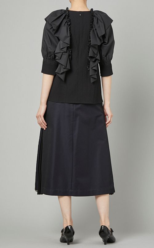 ラッフルフリルブラウス