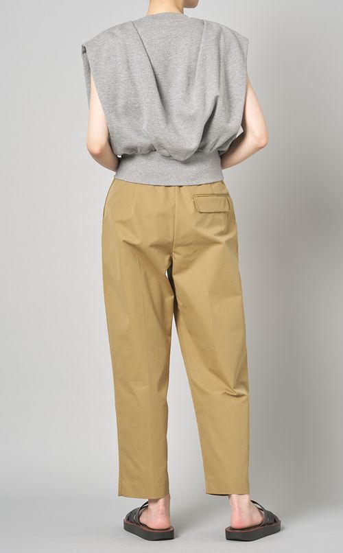 フレンチスリーブキーネックプルオーバー