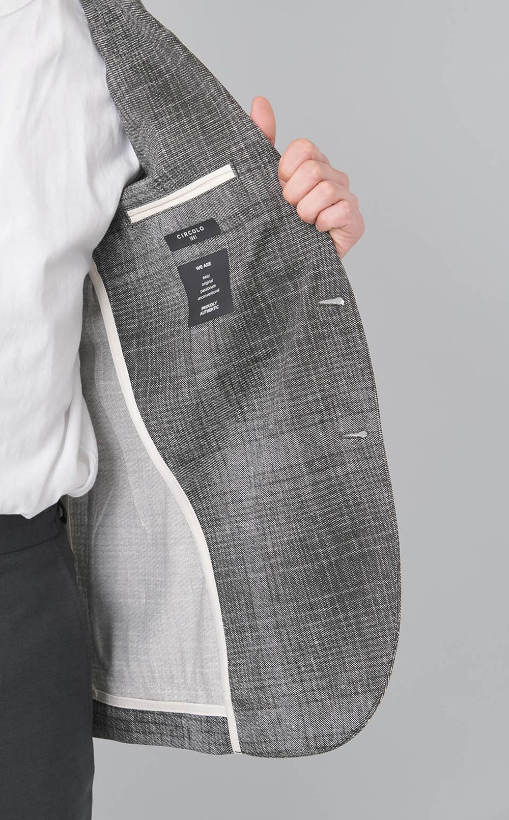 デニムプリントジャケット