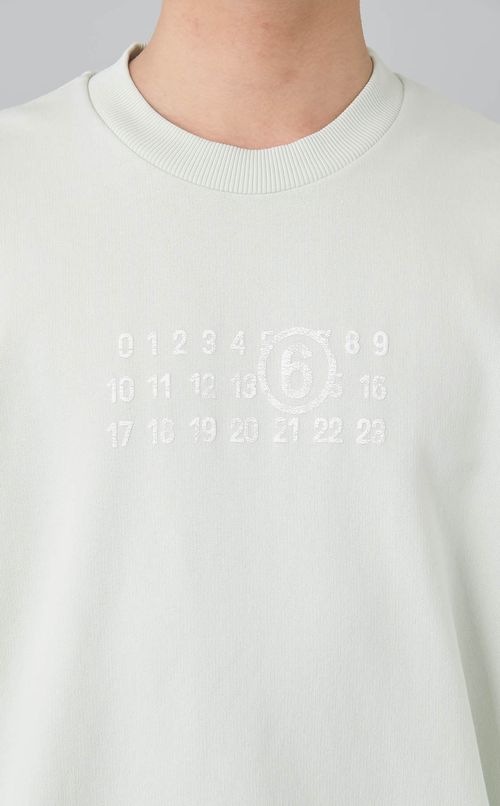 ロゴプリントクルーネックスウェット