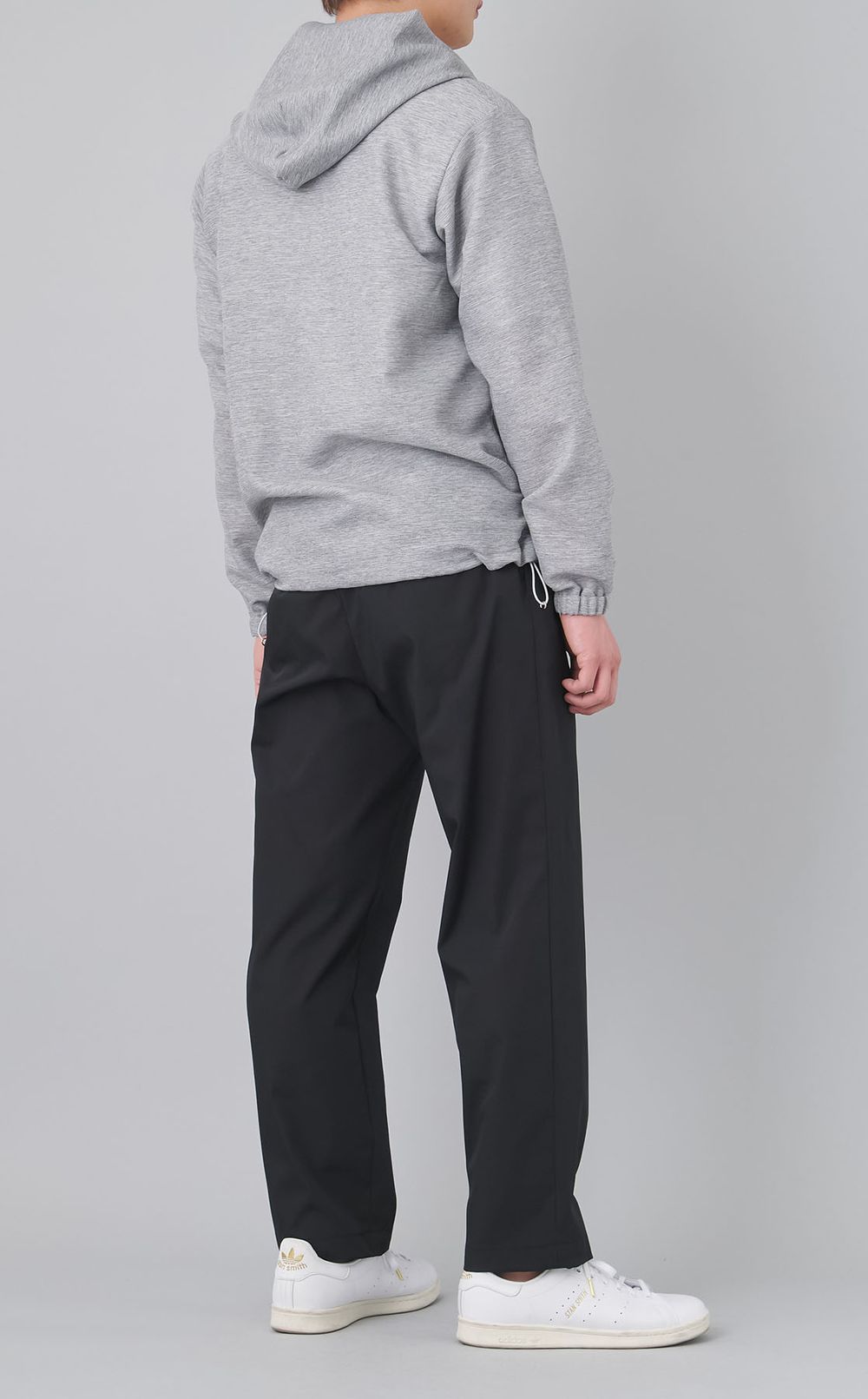 モクカラミストレッチフードブルゾン