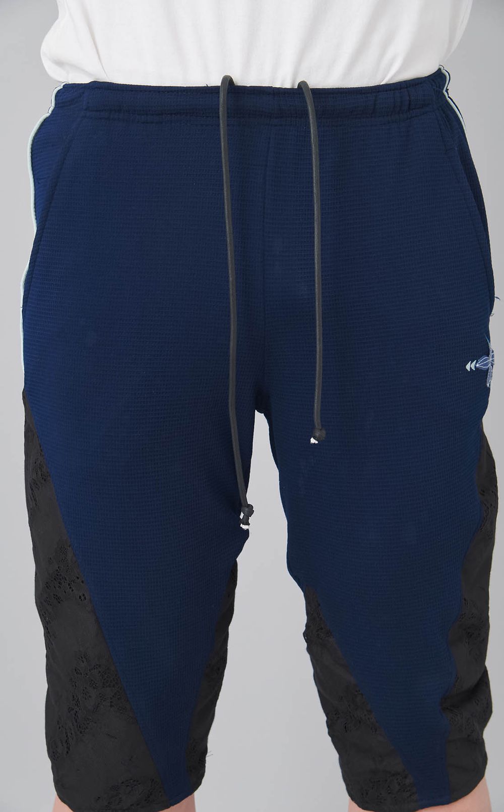 【reADdress】レースドッキングジャージパンツ