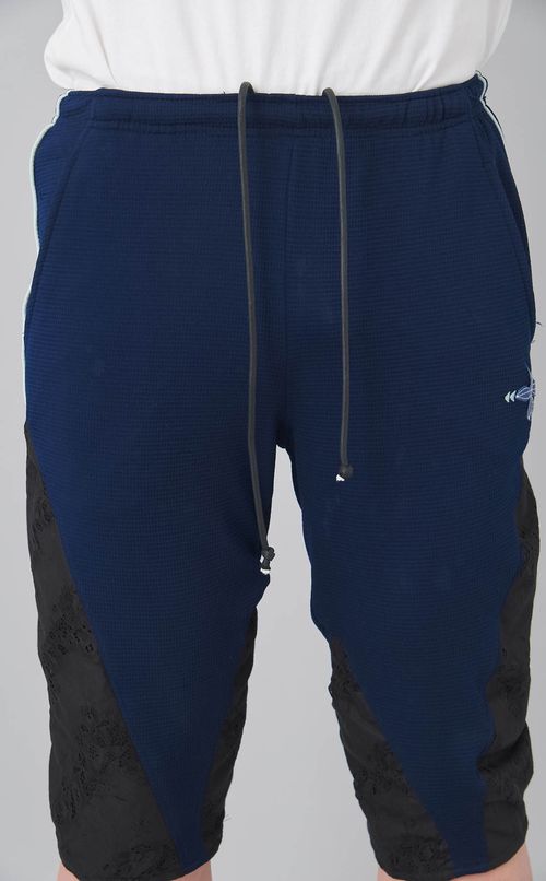 【reADdress】レースドッキングジャージパンツ