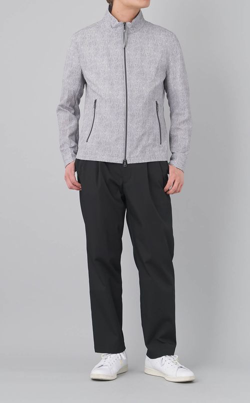 ジップアップスタンドブルゾン