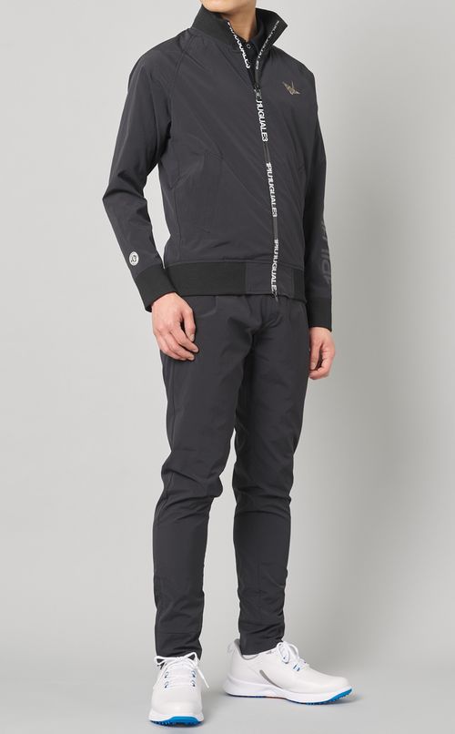 【手洗い可】スタンドカラーフルジップブルゾン