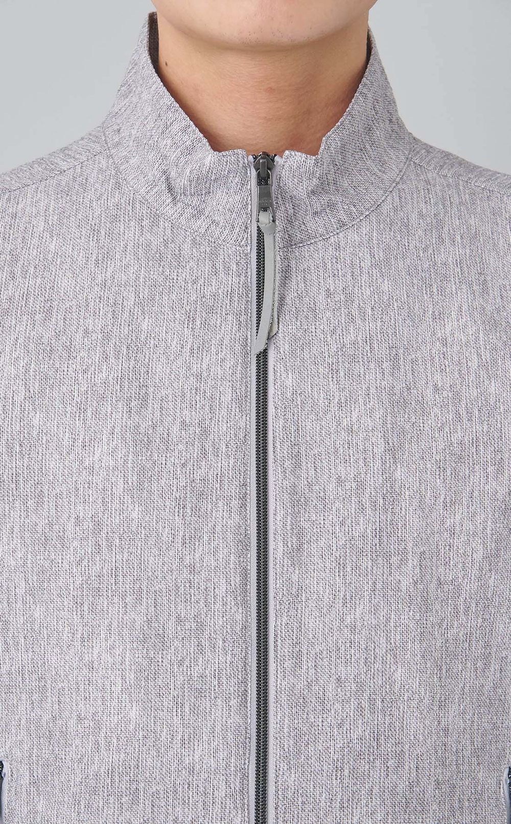 ジップアップスタンドブルゾン