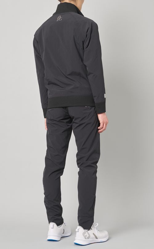 【手洗い可】スタンドカラーフルジップブルゾン