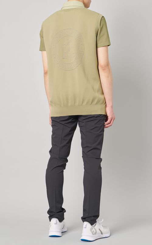 【手洗い可】プレーンニットベスト