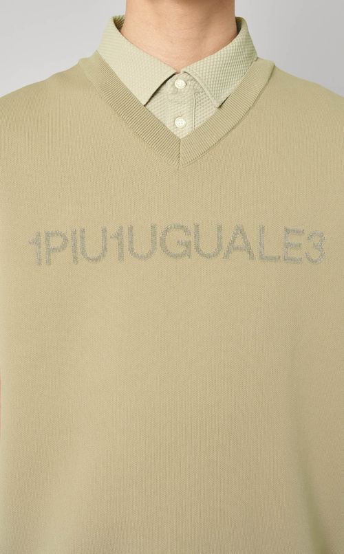 【手洗い可】プレーンニットベスト