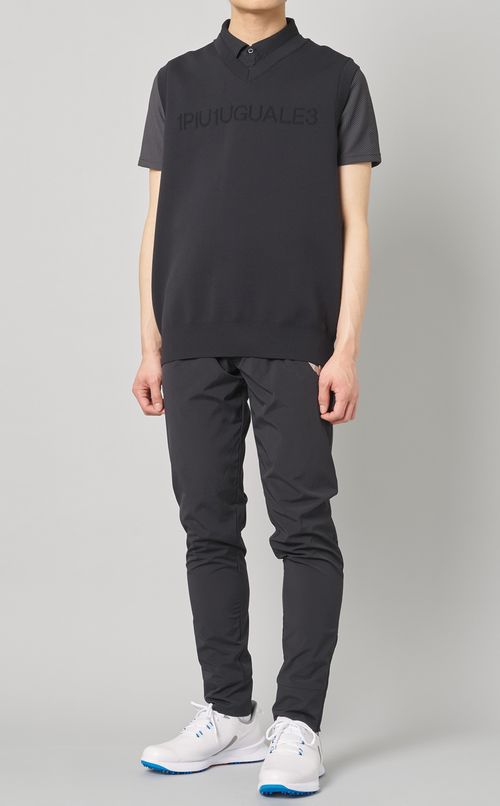 【手洗い可】プレーンニットベスト