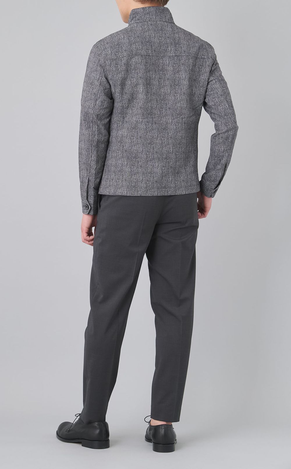 ジップアップスタンドブルゾン