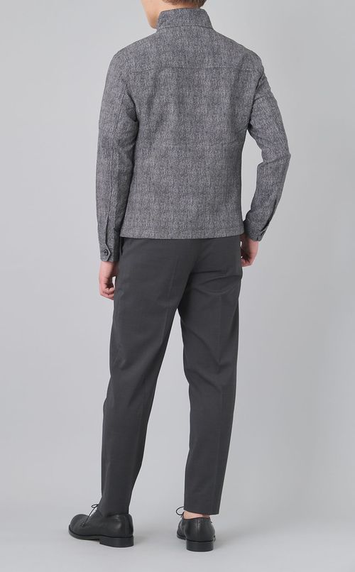 ジップアップスタンドブルゾン