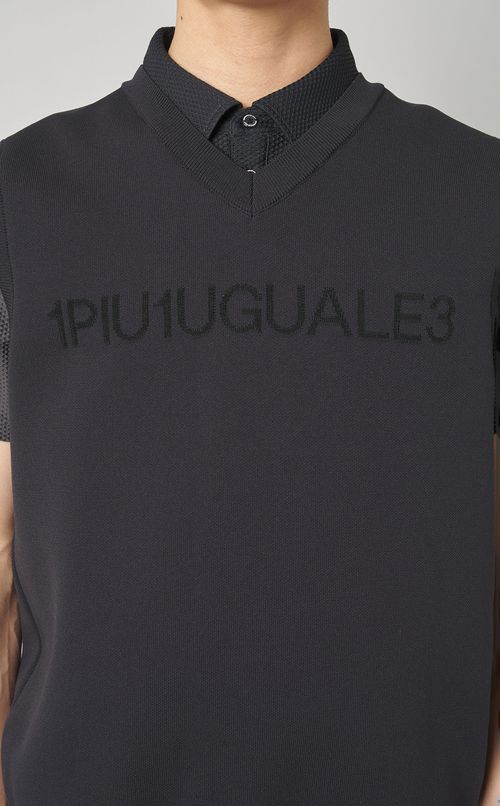 【手洗い可】プレーンニットベスト