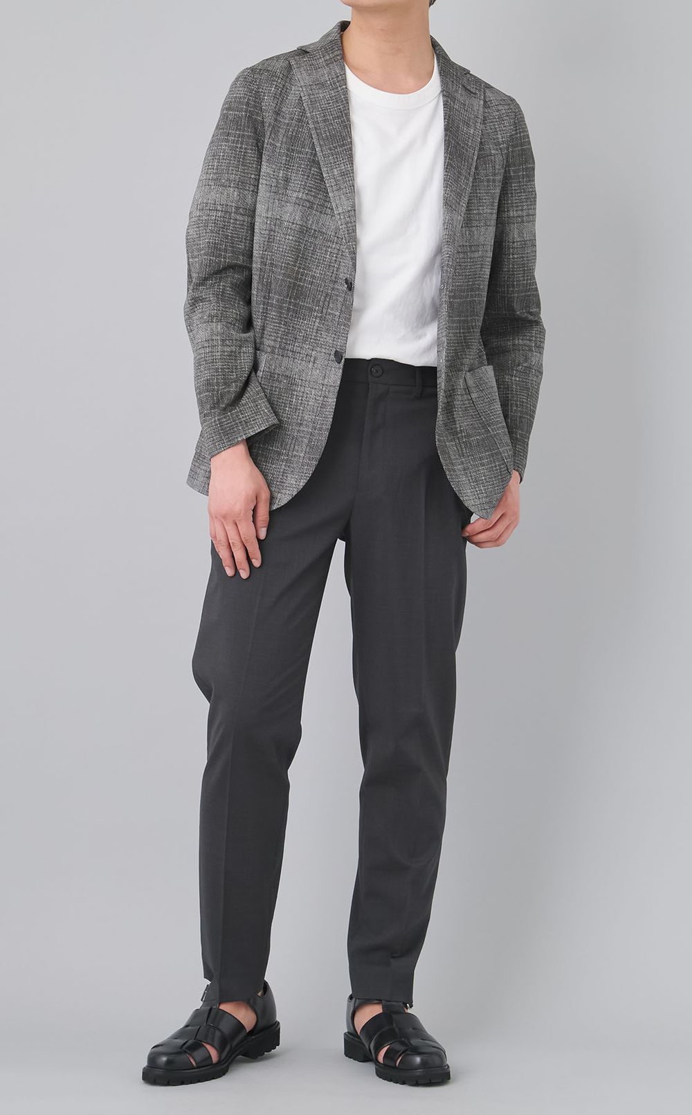 デニムプリントジャケット