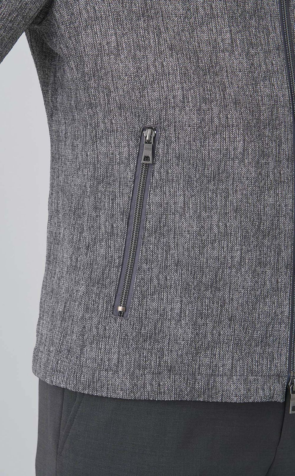 ジップアップスタンドブルゾン