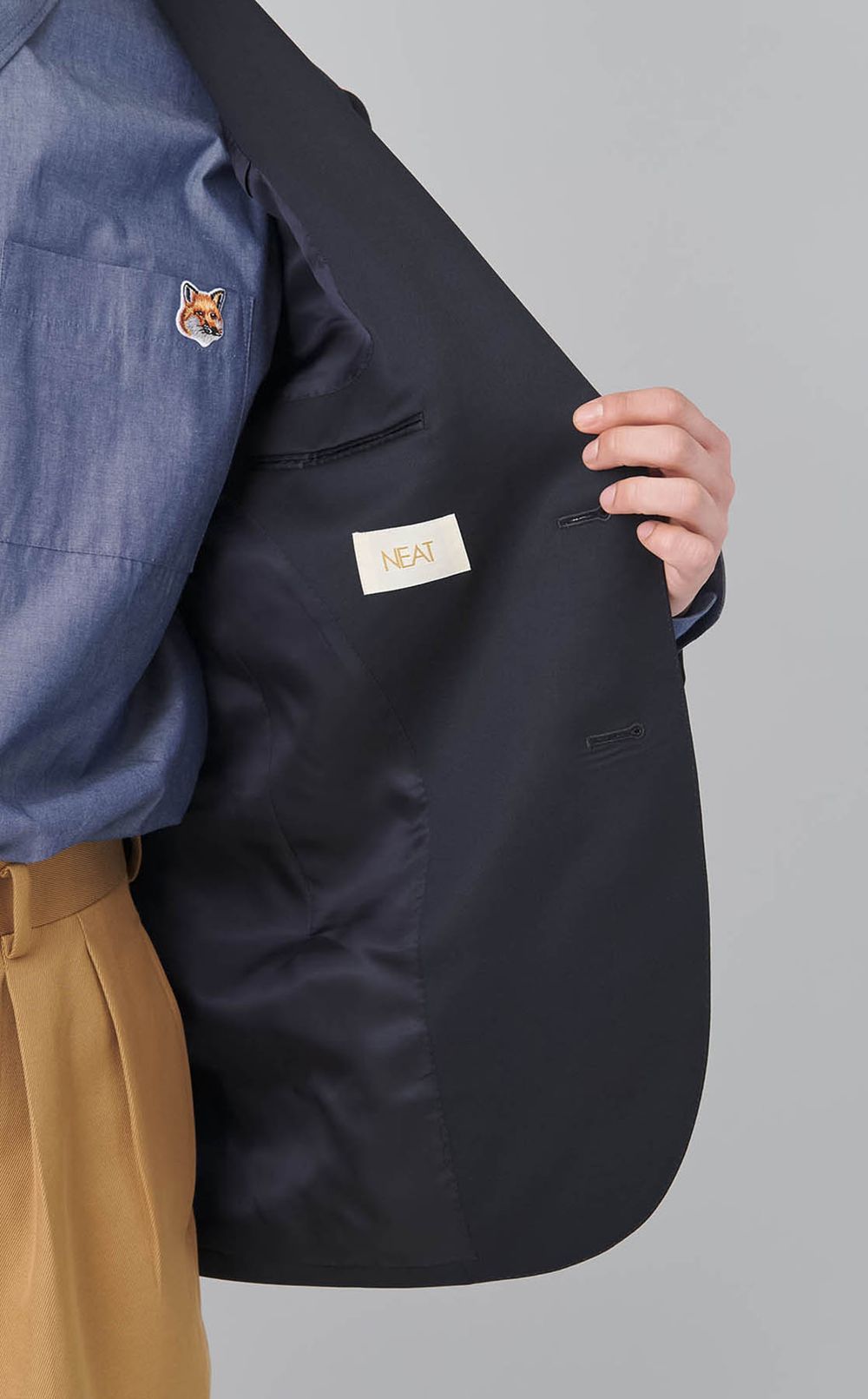 ウールギャバジンロックスミスジャケット