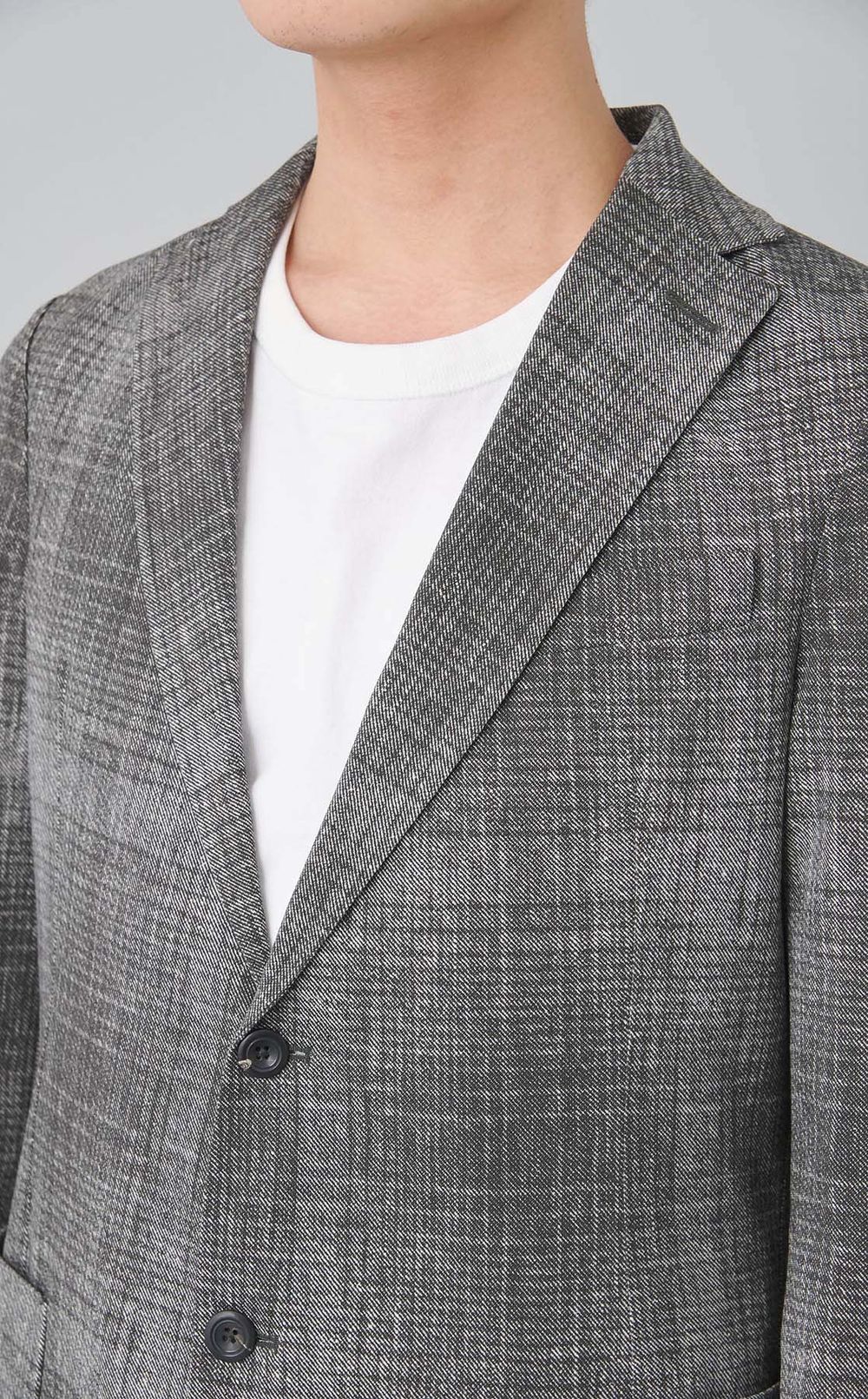 デニムプリントジャケット