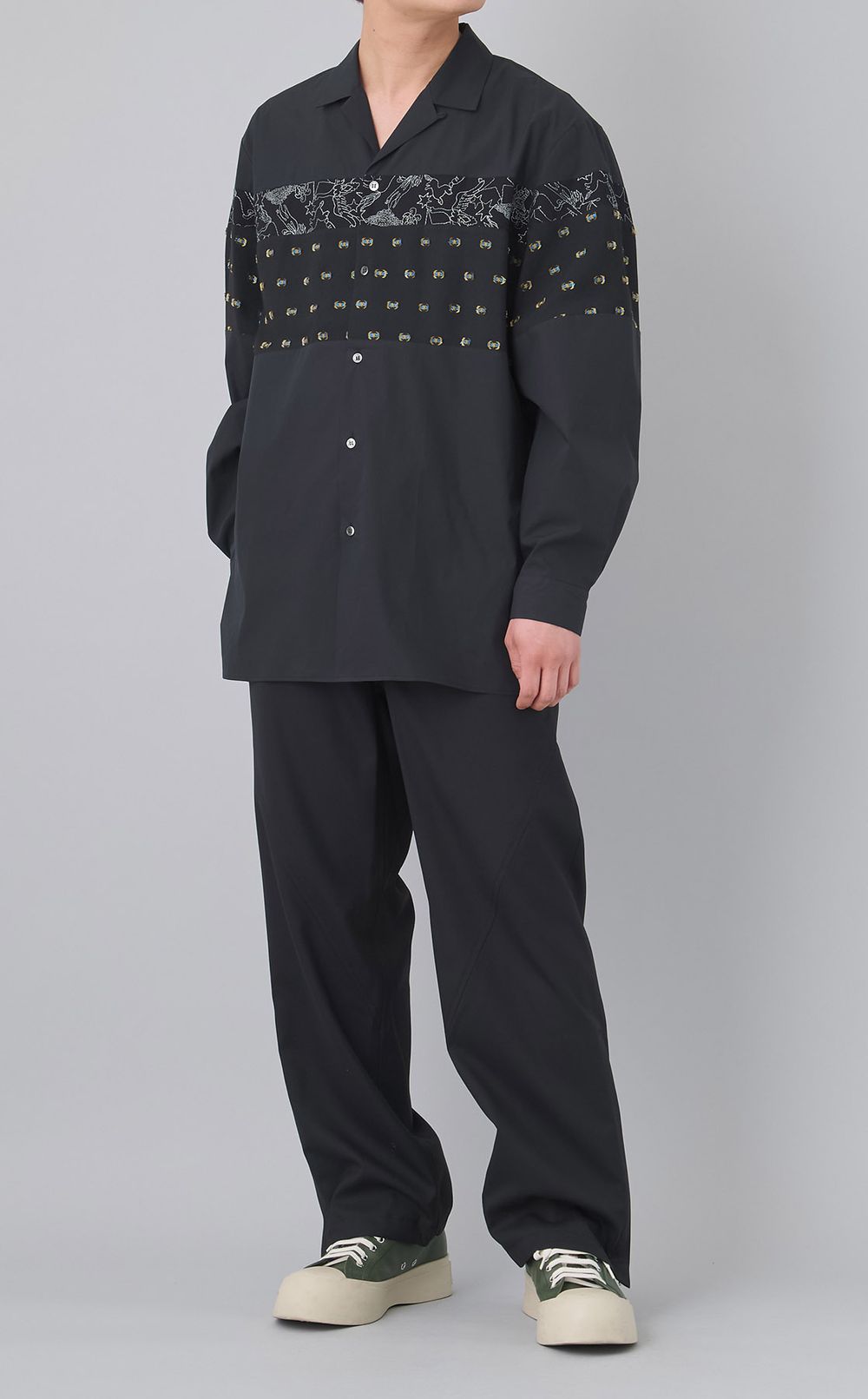 トロピカルウールトラックパンツ