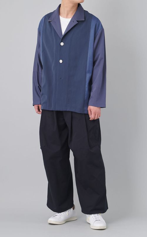 コットンツイルバギーパンツ