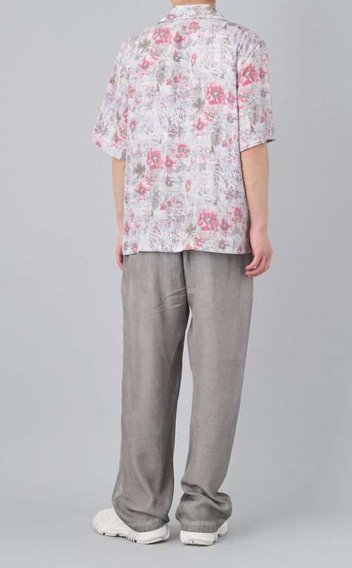 プリントツイルショートスリーブシャツ