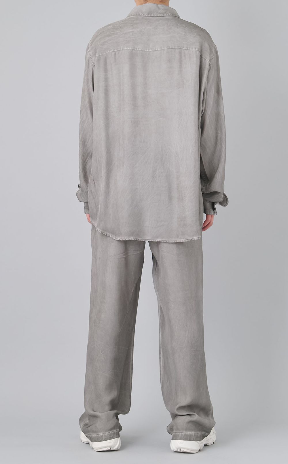 アセテートツイルイージーパンツ