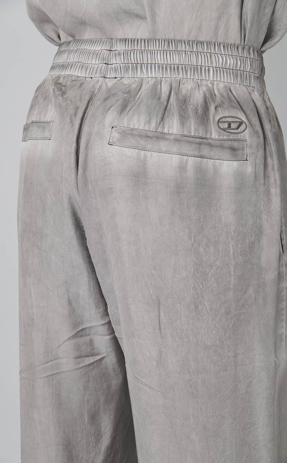 アセテートツイルイージーパンツ