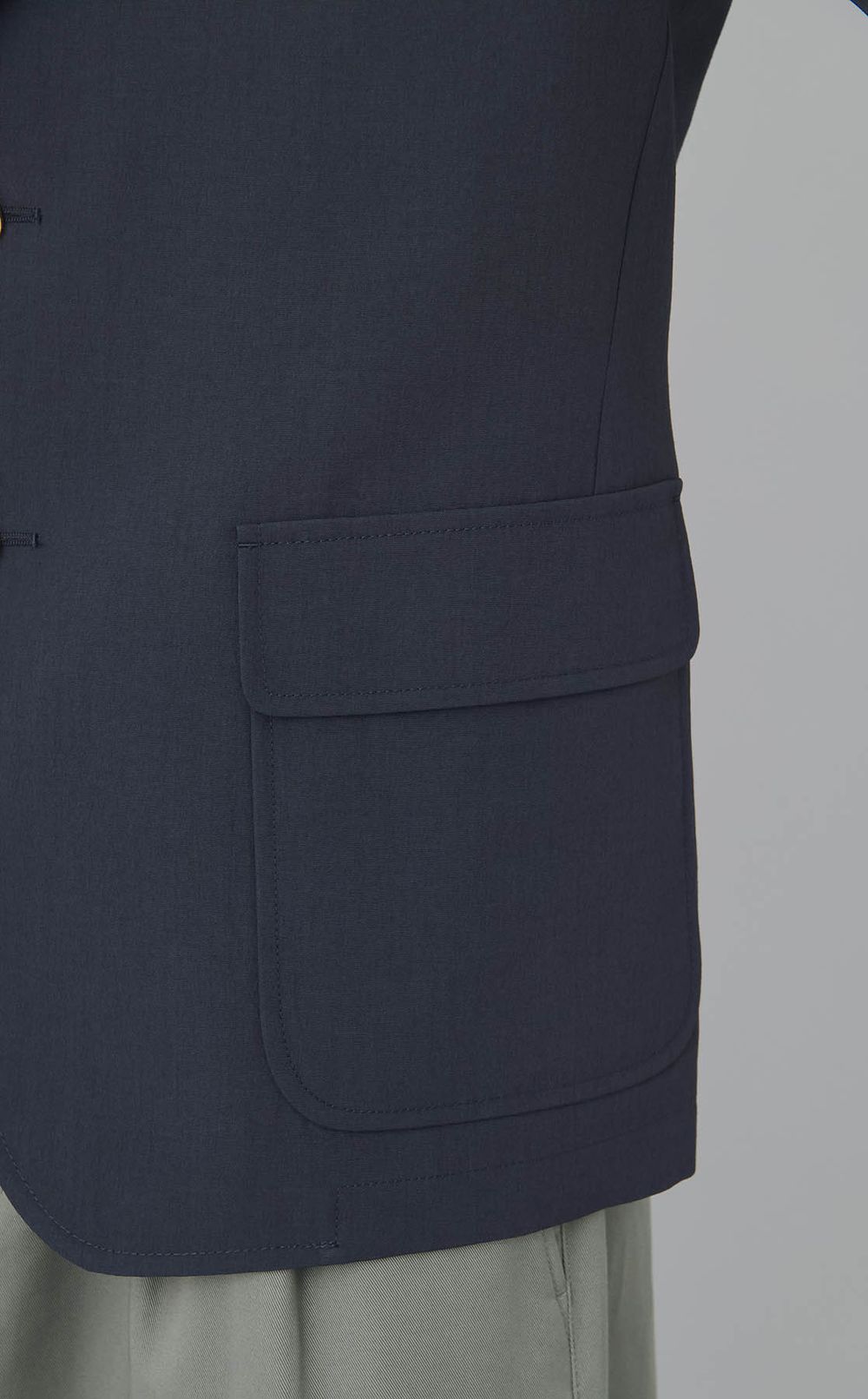 ポリエステルブレザー