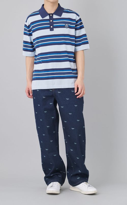 ショートスリーブボーダーポロシャツ