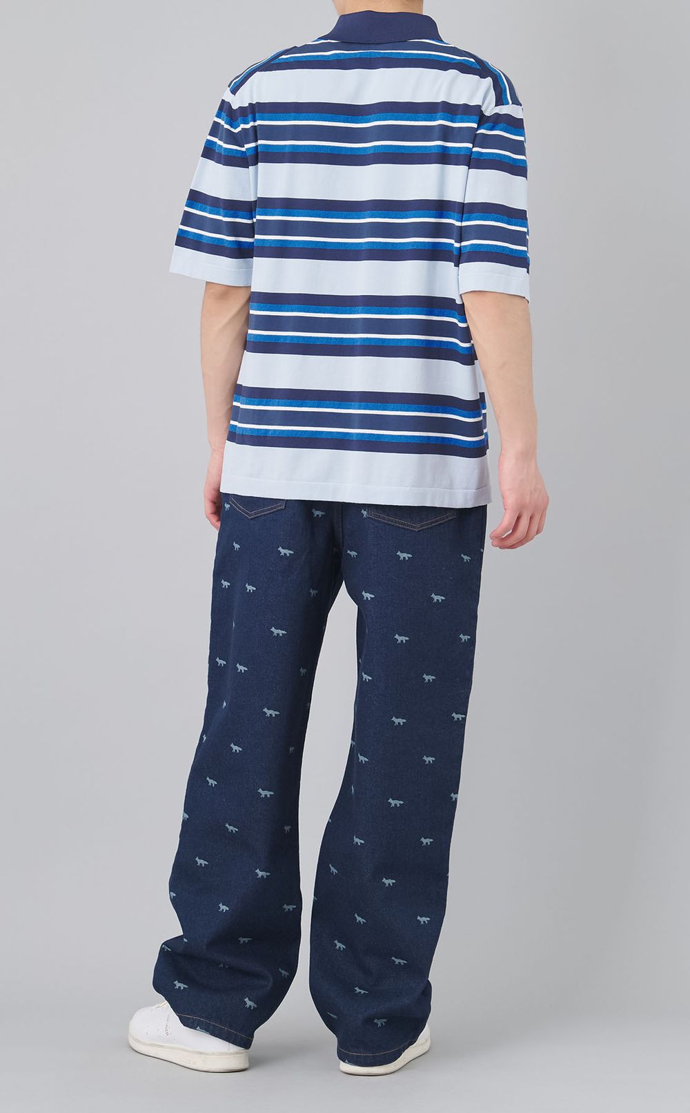 ショートスリーブボーダーポロシャツ