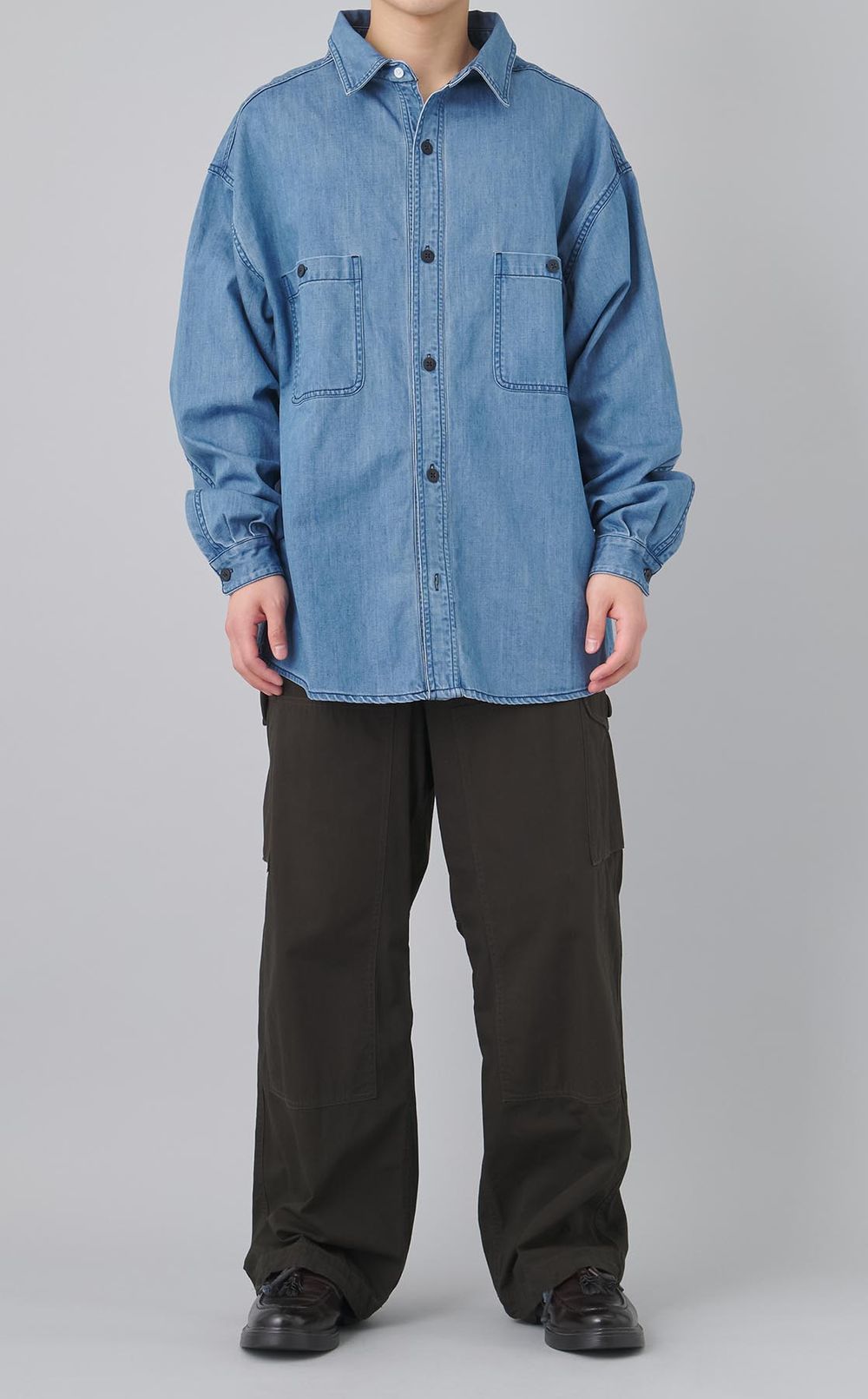 デニムワークシャツ