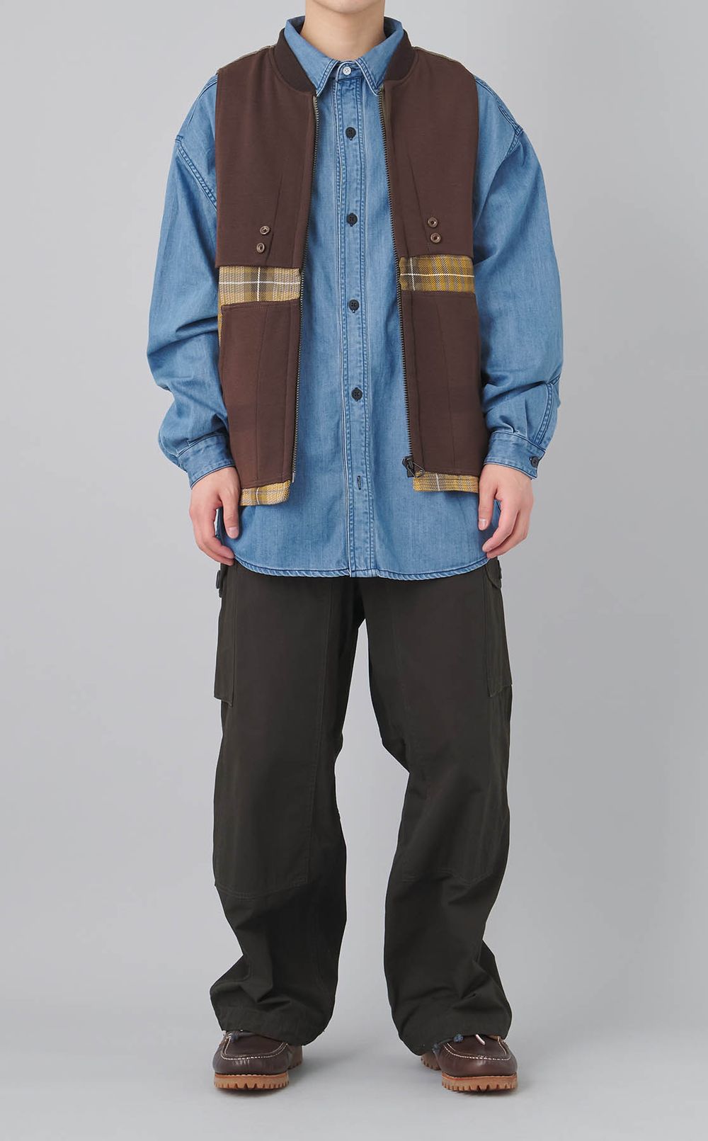 デニムワークシャツ