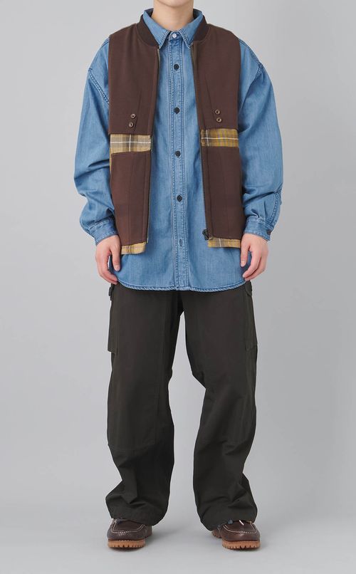 デニムワークシャツ
