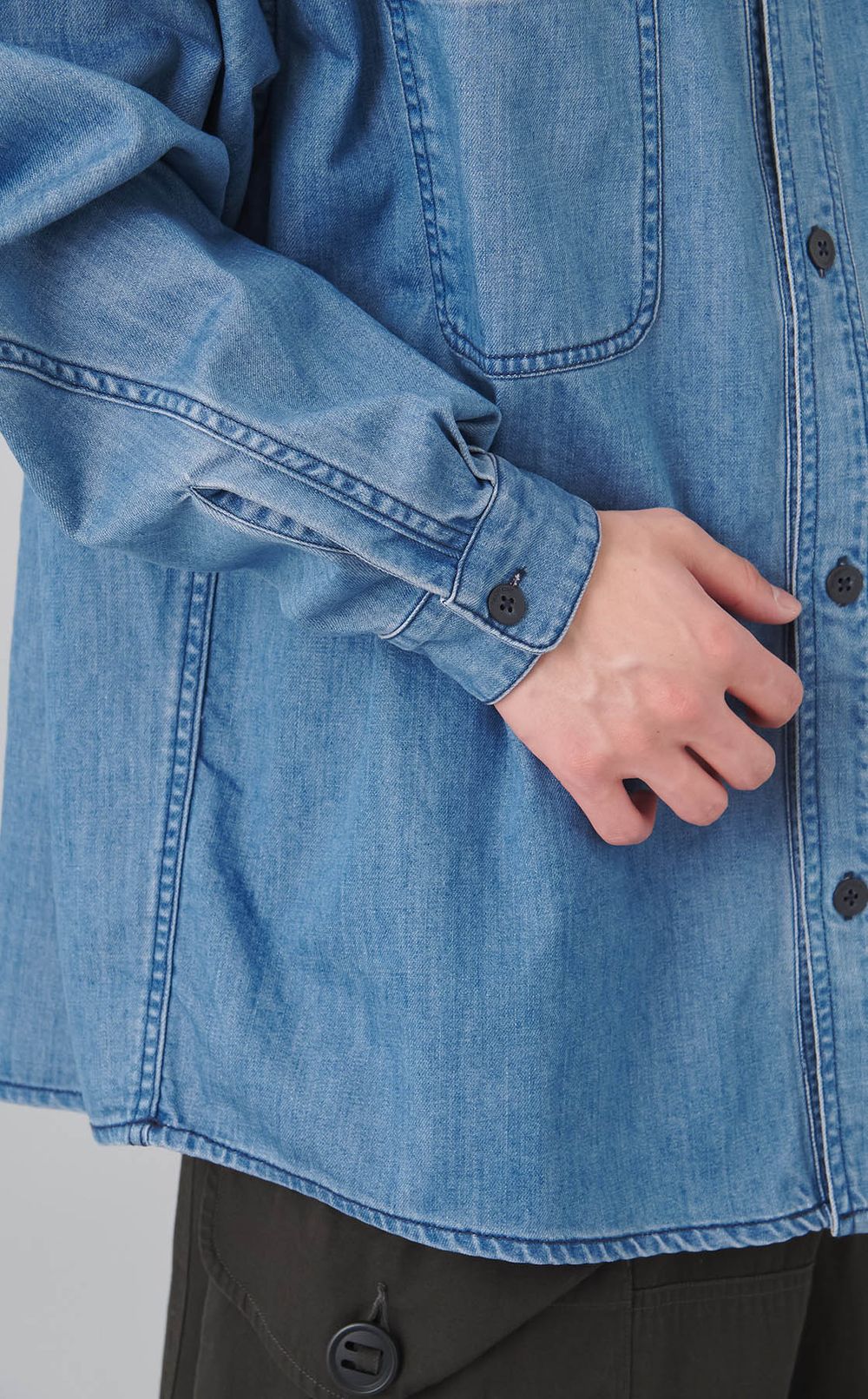 デニムワークシャツ