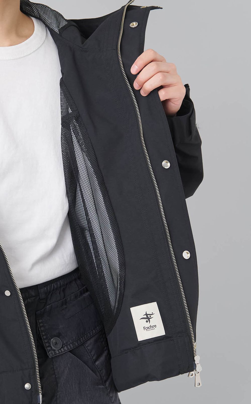 ラウンドポケットフードブルゾン