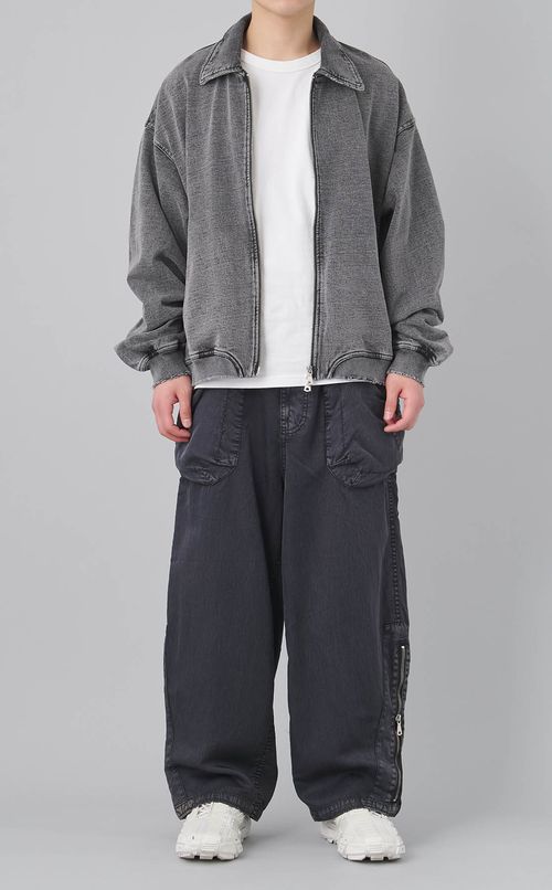 オーバーダイジップブルゾン