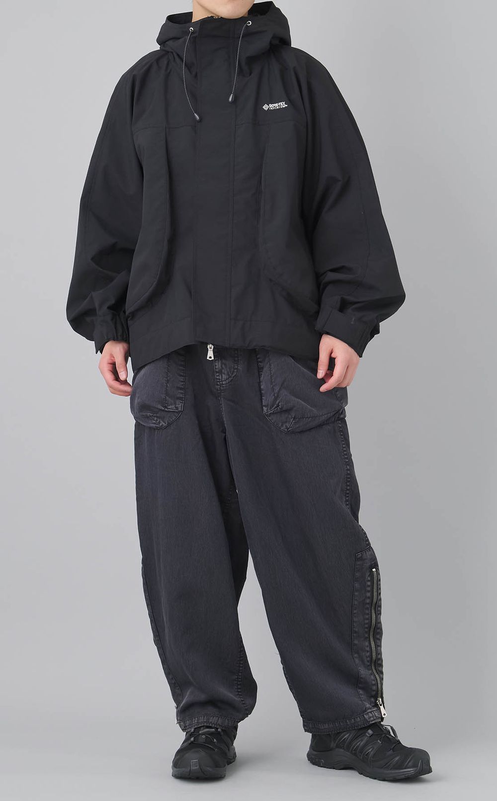 ガーメントダイナイロンパンツ