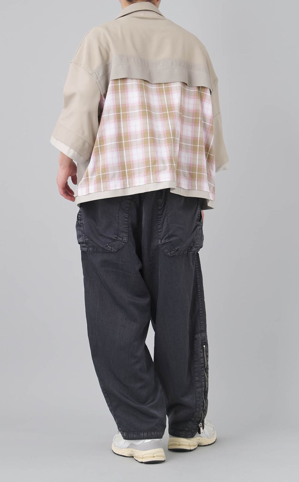 【reADdress】ハーフスリーブオーバーシャツ